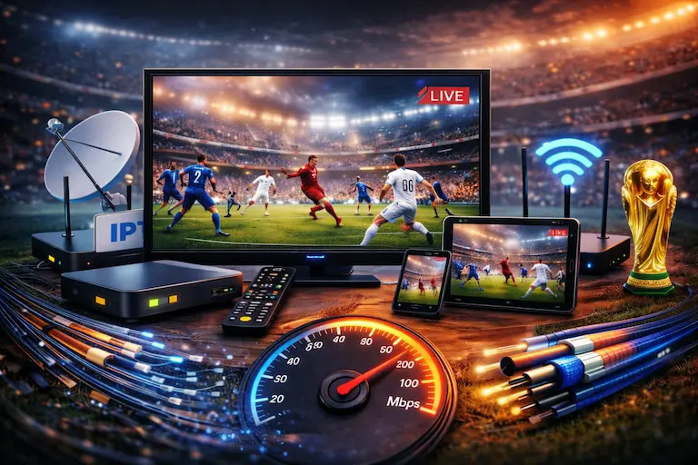أفضل اشتراك IPTV لمشاهدة كأس العالم 2026 بدون تقطيع