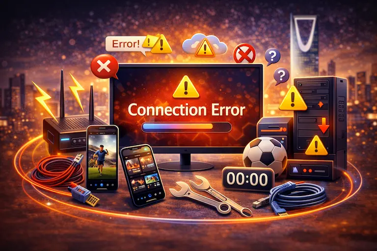 حل مشاكل IPTV الأكثر شيوعًا: التقطيع، التهنيق، عدم عمل السيرفر، توقف القنوات 🛠️📺